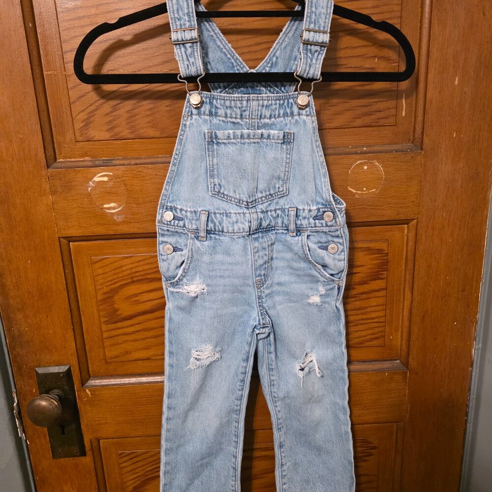 Baby GAP Distressed Overalls, 4T